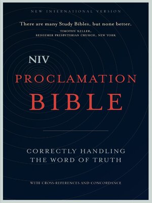 cover image of NIV, Proclamation Bible